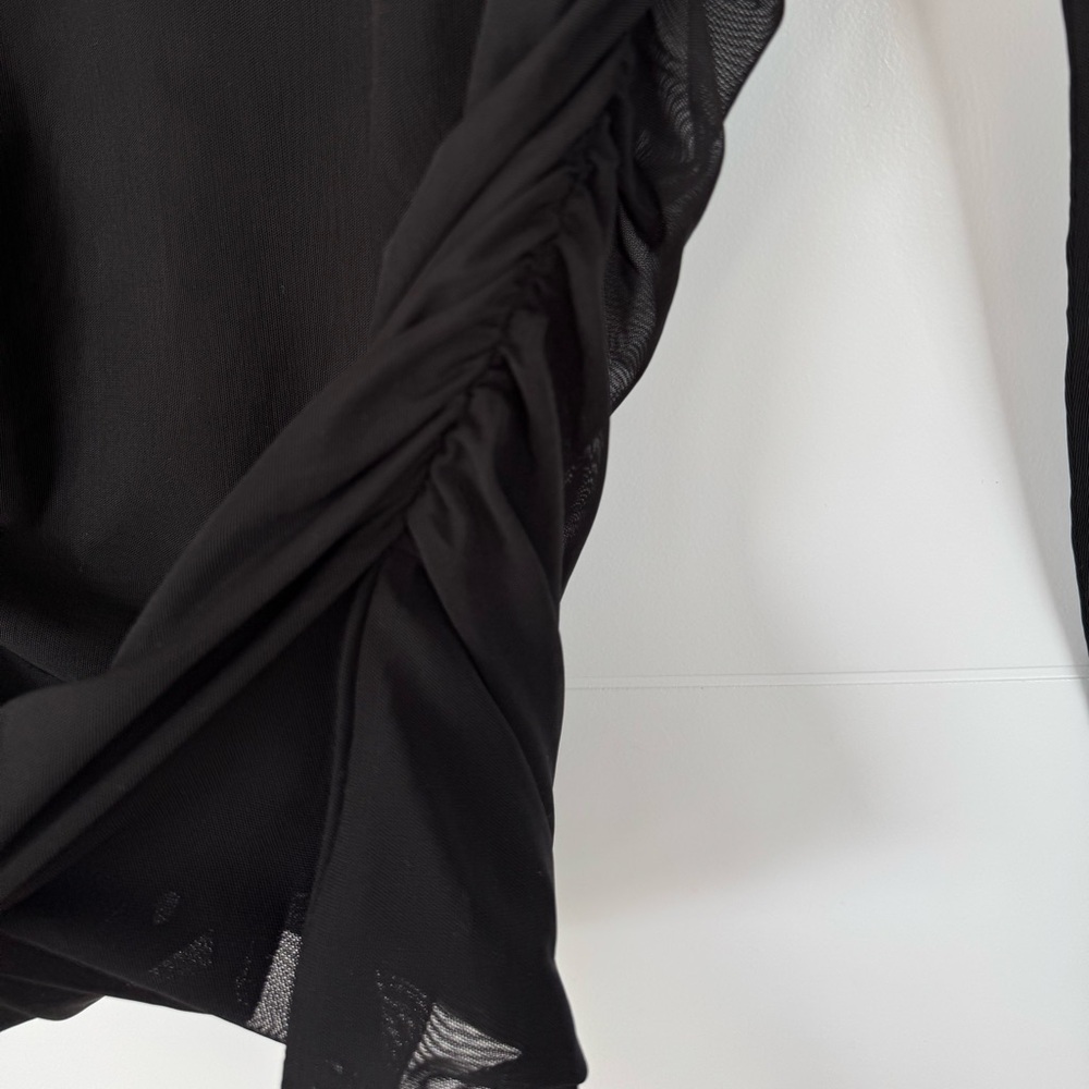 Wilfred Mesh Ruched Top - Picture 3 of 4